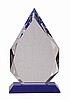 Blue Pedestal Crystal Diamond (10")